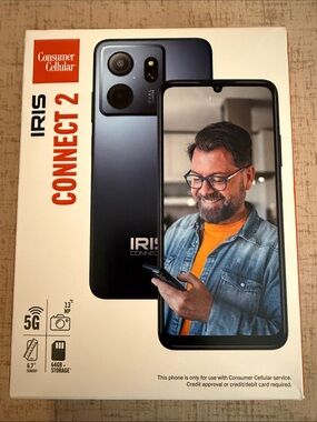 iris Connect 2 Smartphone - Blue and Black
